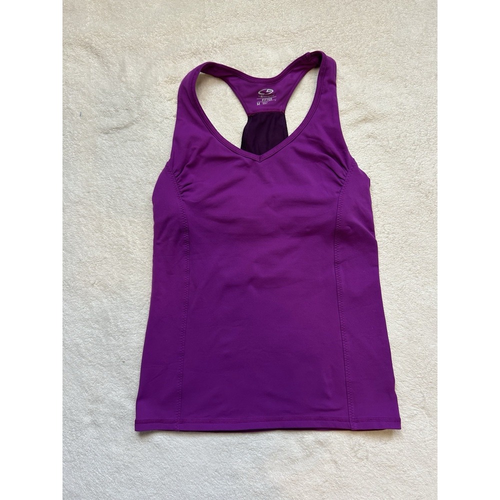C9 Champion Women's Size Medium Fitted Purple Racerback Pullover Tank Top